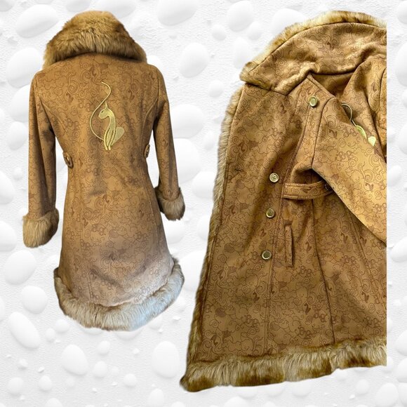 “Y2K Baby Phat Faux Fur Coat,” “Kimora Lee Simmons GIRLZ” “Collector’s Item! M - Picture 3 of 15